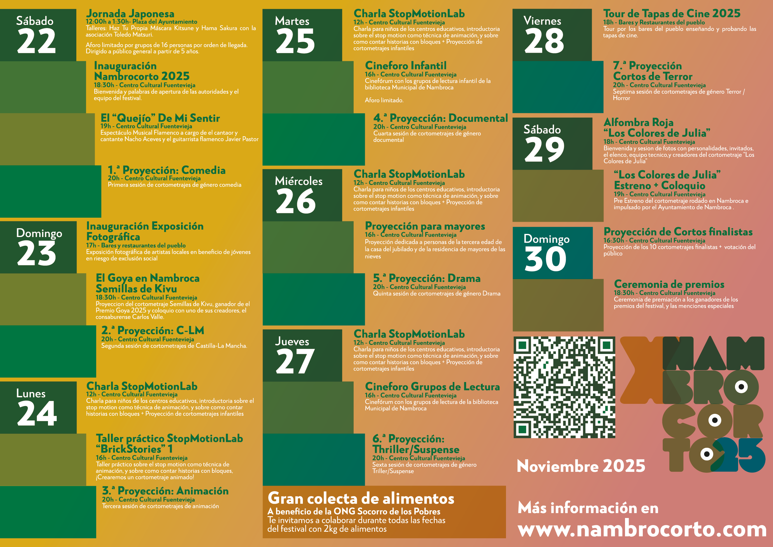 X Festival Nambrocorto 2025: una semana de cine, cultura y vida en el pueblo